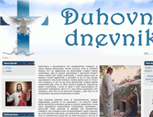 Tablet Screenshot of duhovnidnevnik.net